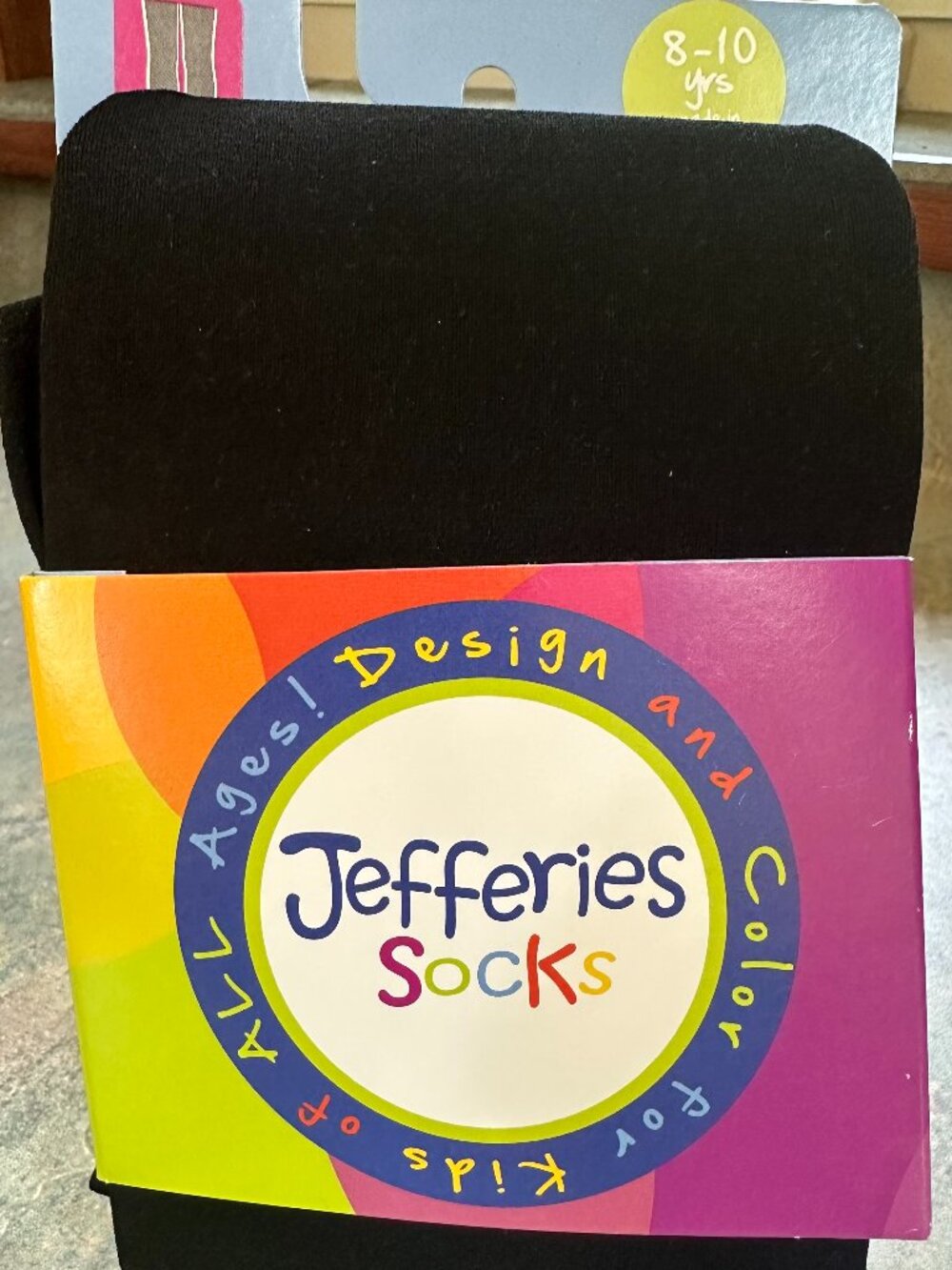 NIP Jefferies Socks 1445 Smooth Microfiber Tights Opaque Black DS NEW